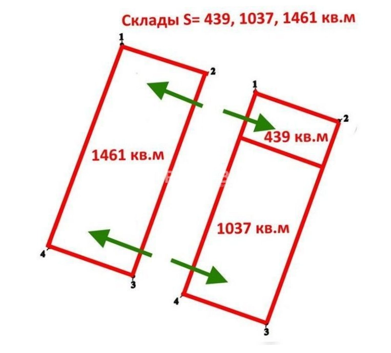 Склад Терра-Терминал площадью 730 квадратных метров