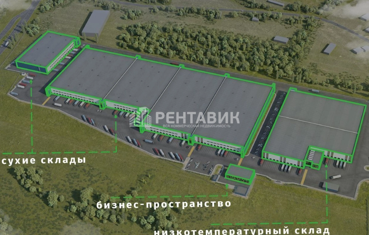 Склад Бугры, Шоссейная, 58к3 площадью 42500 квадратных метров