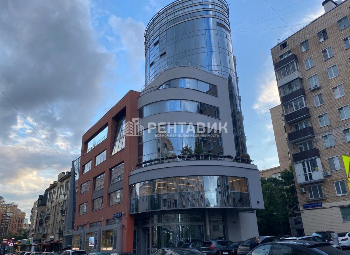 фасад дома, здание по адресу г Москва, ул Большая Грузинская, д 61 стр 2