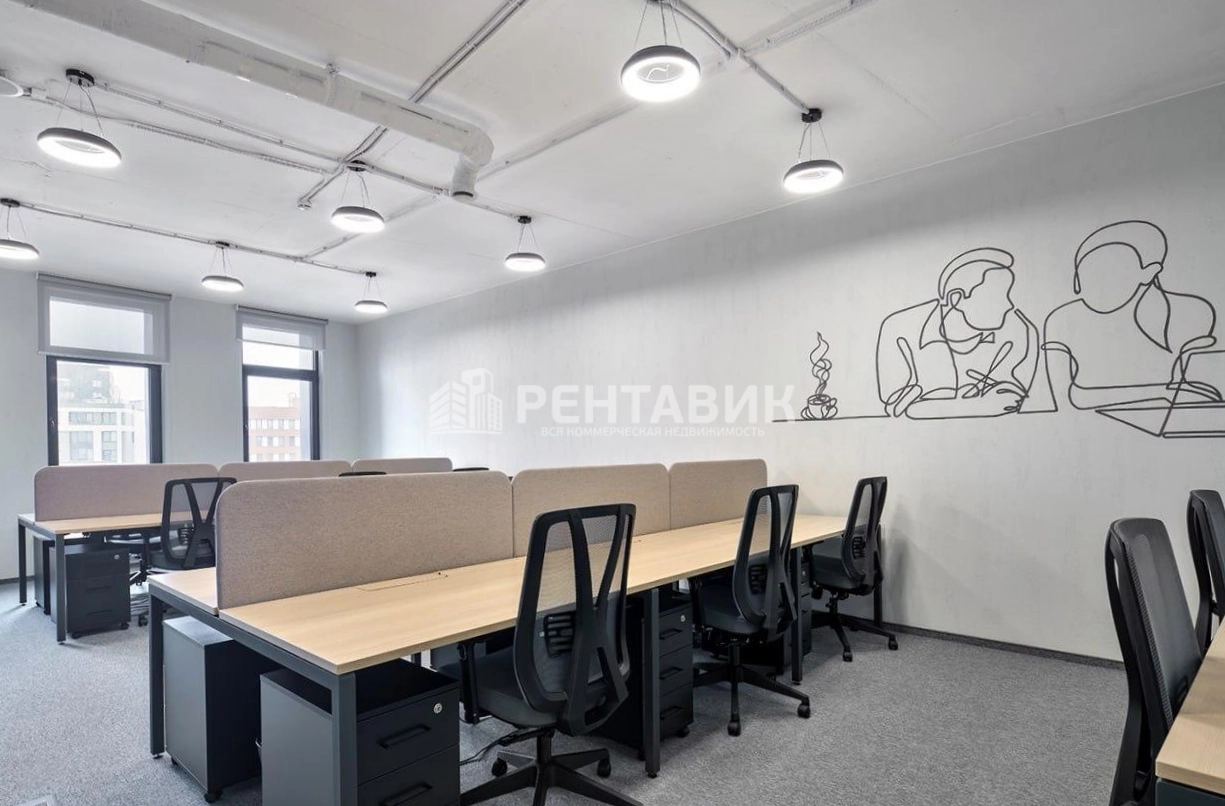 Офис Аптекарская 18 площадью 444 квадратных метров