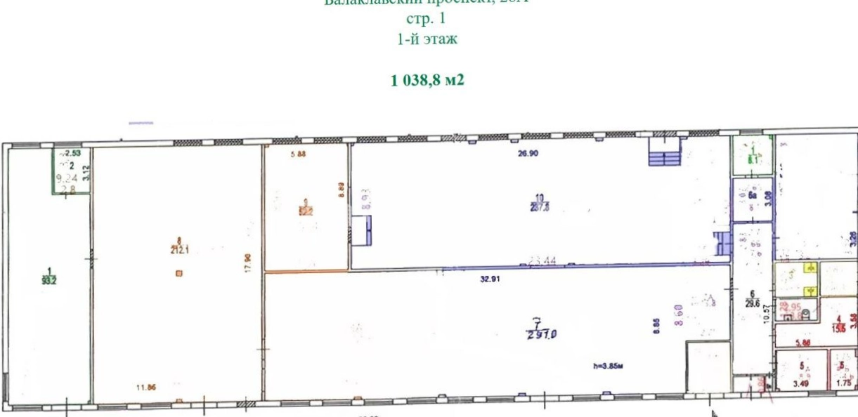 Здание целиком Балаклавский, 28Ас1, 2 площадью 2020.5 квадратных метров