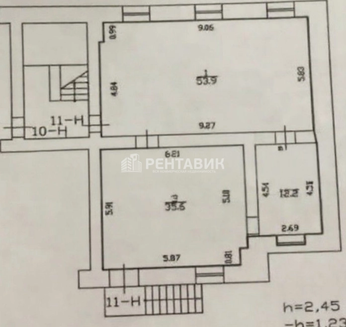 Торговая площадь Гаванская, 37 площадью 101 квадратных метров