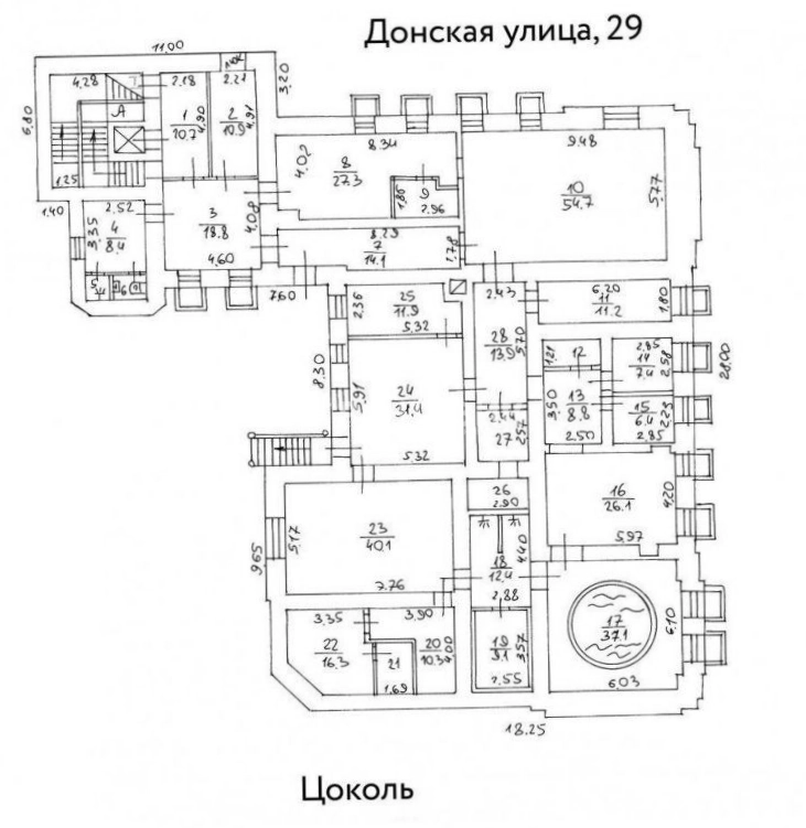 Здание целиком Дом купчихи Мельниковой площадью 2508.4 квадратных метров