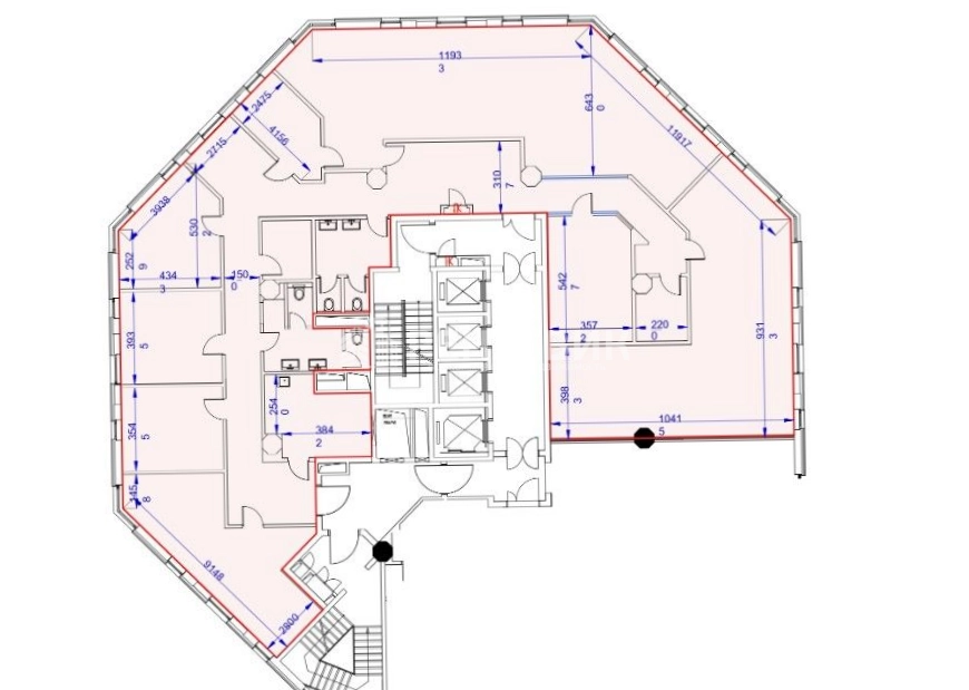 Офис Riverside Towers, строение 1 площадью 469 квадратных метров