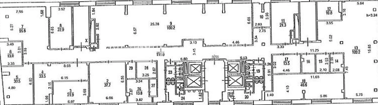 Офис Новая площадь, 8с2 площадью 538 квадратных метров