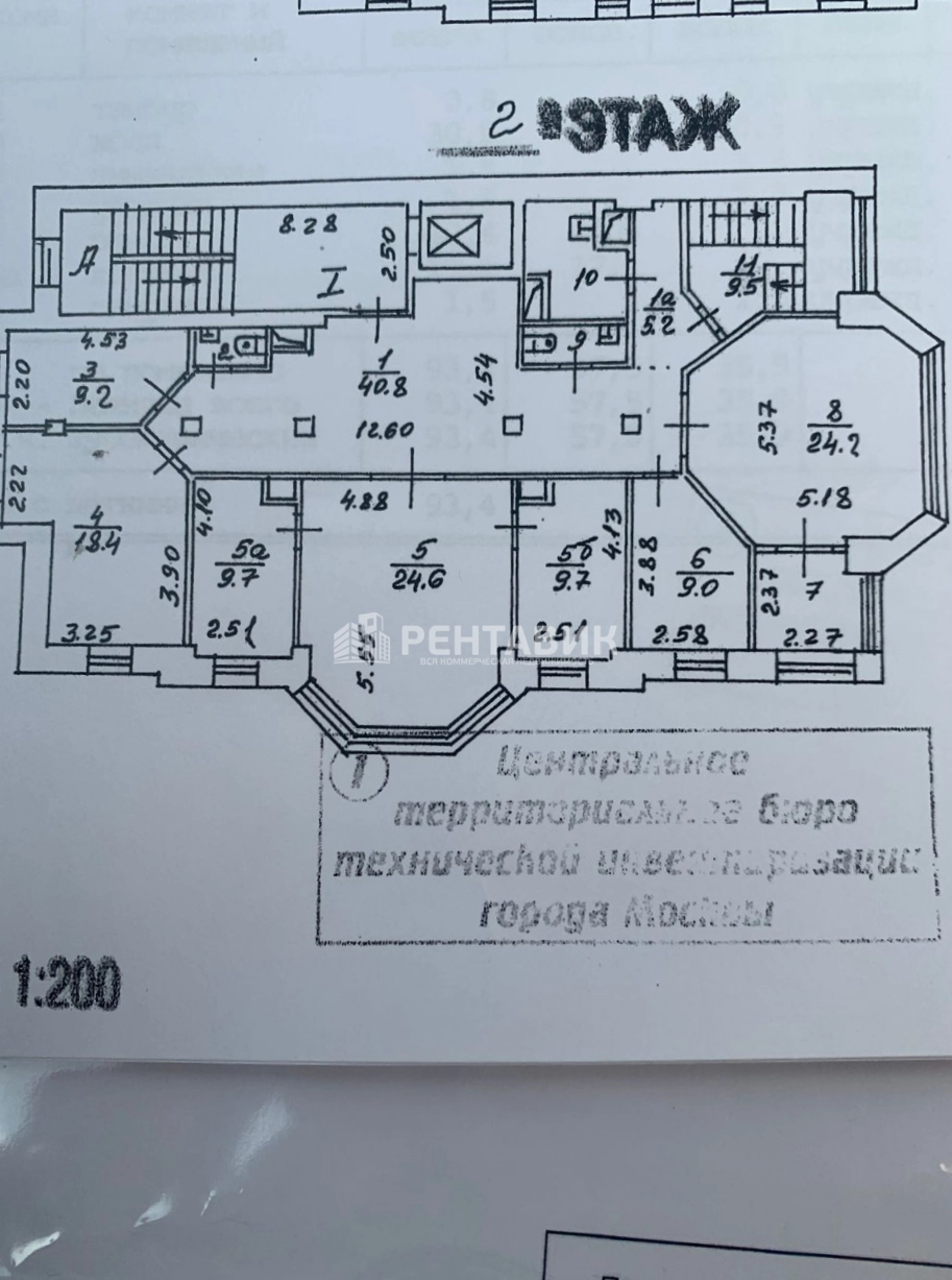 Здание целиком Трубная, 25к1 площадью 1400 квадратных метров