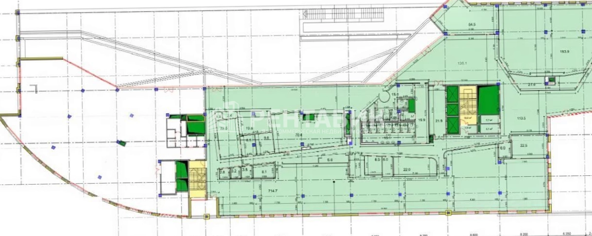 Офис Школа Журналистов площадью 2042.8 квадратных метров