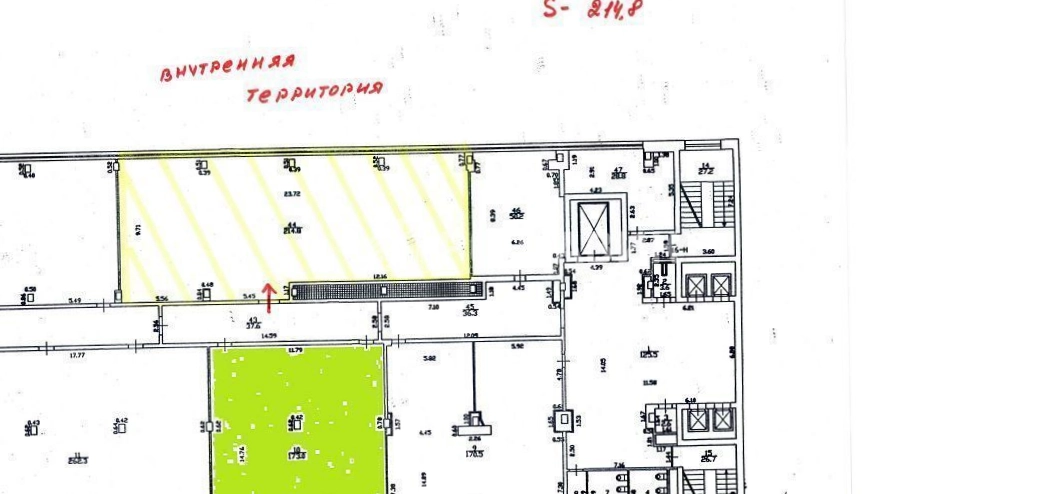 Офис Красная Заря площадью 173 квадратных метров