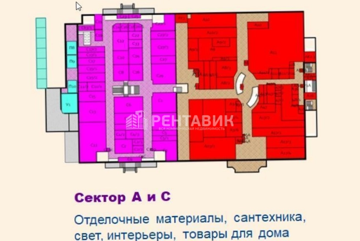 Здание целиком Миллион мелочей площадью 26270.4 квадратных метров