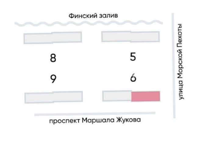 Помещение свободного назначения Морская миля площадью 84.7 квадратных метров