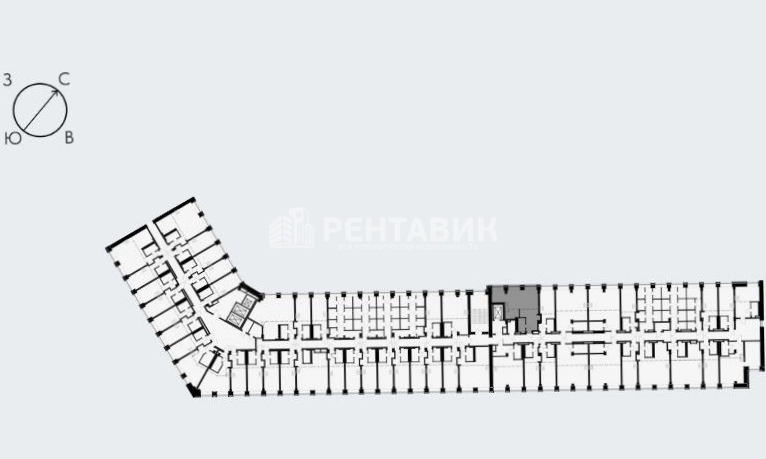 Офис Авеню на Карповке площадью 71 квадратных метров