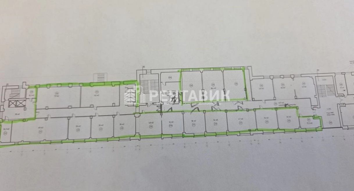 Офис Мост площадью 900 квадратных метров
