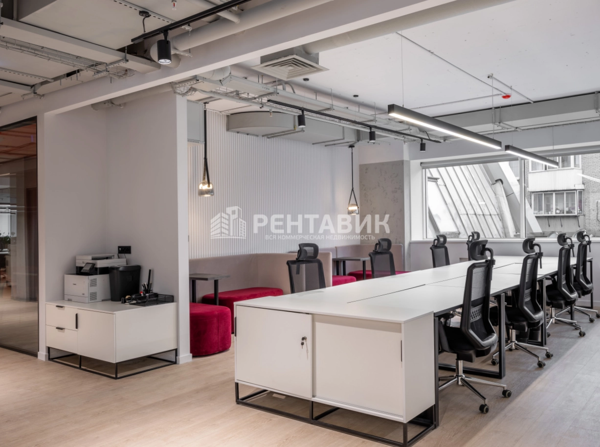 Офис Бригантина площадью 870 квадратных метров