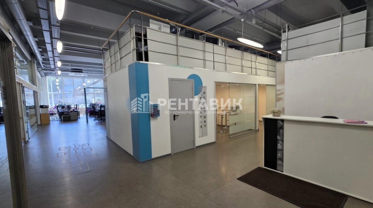 Офис Красный пролетарий, строение 2 площадью 1140 квадратных метров