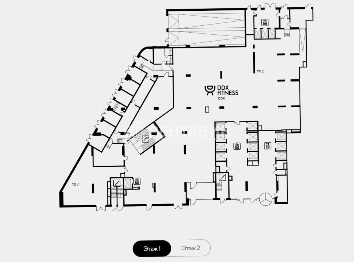 Торговая площадь Technopark Plaza площадью 4425 квадратных метров