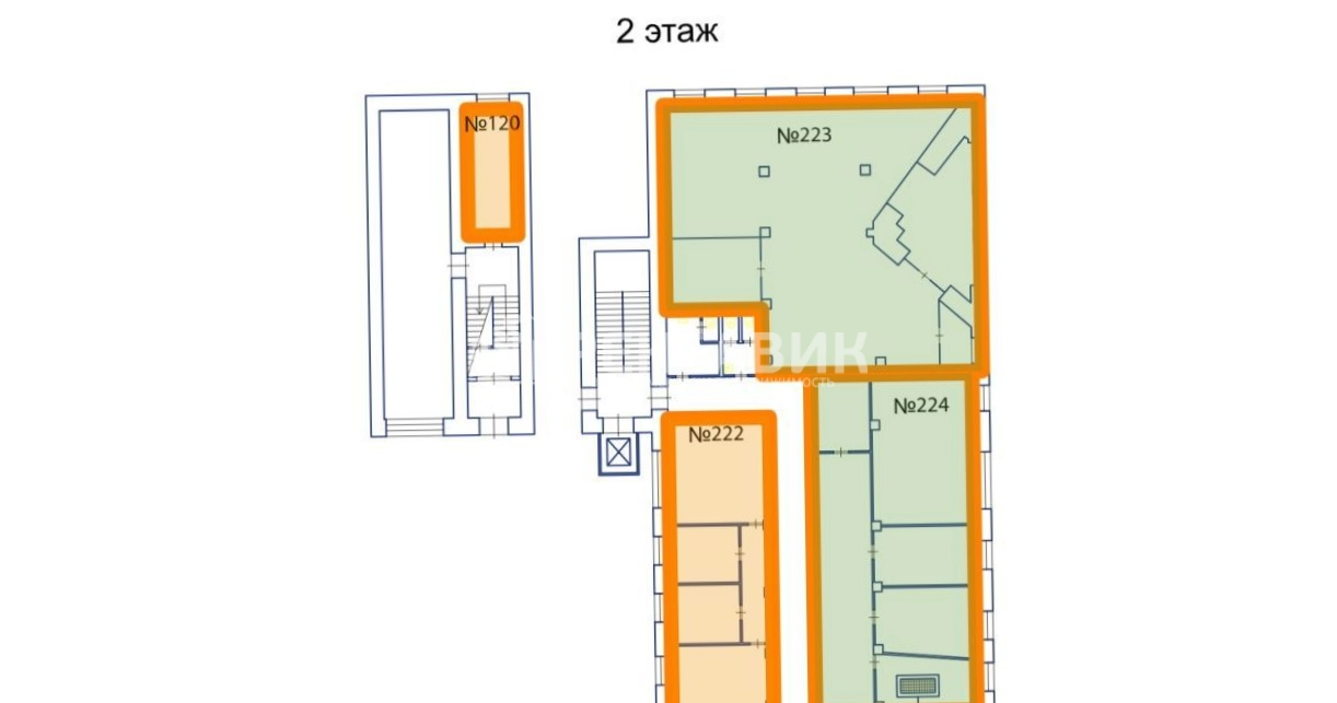 Офис Призма-Центр площадью 347.5 квадратных метров