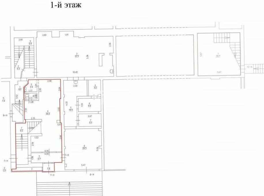 Торговая площадь Карпинского, 38к1 площадью 1013 квадратных метров