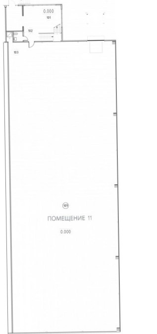 Склад Есипово-4 площадью 981 квадратных метров