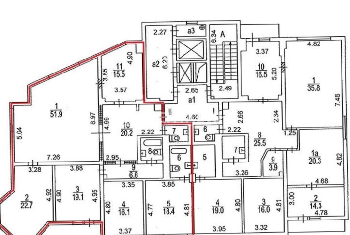 Офис Тверской площадью 418 квадратных метров