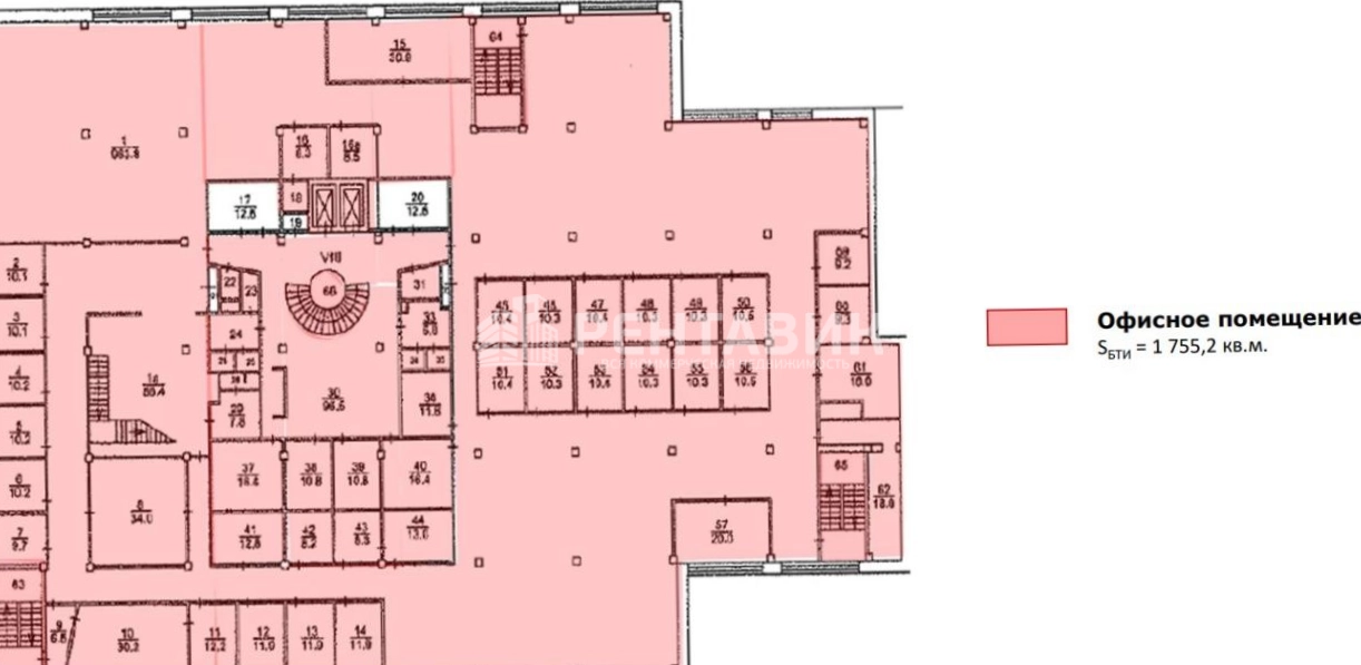 Офис Литис площадью 8385.46 квадратных метров