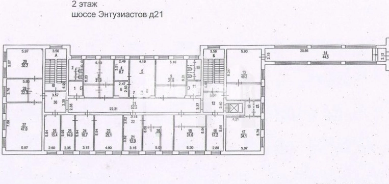 Здание целиком Энтузиастов 21 площадью 3763 квадратных метров