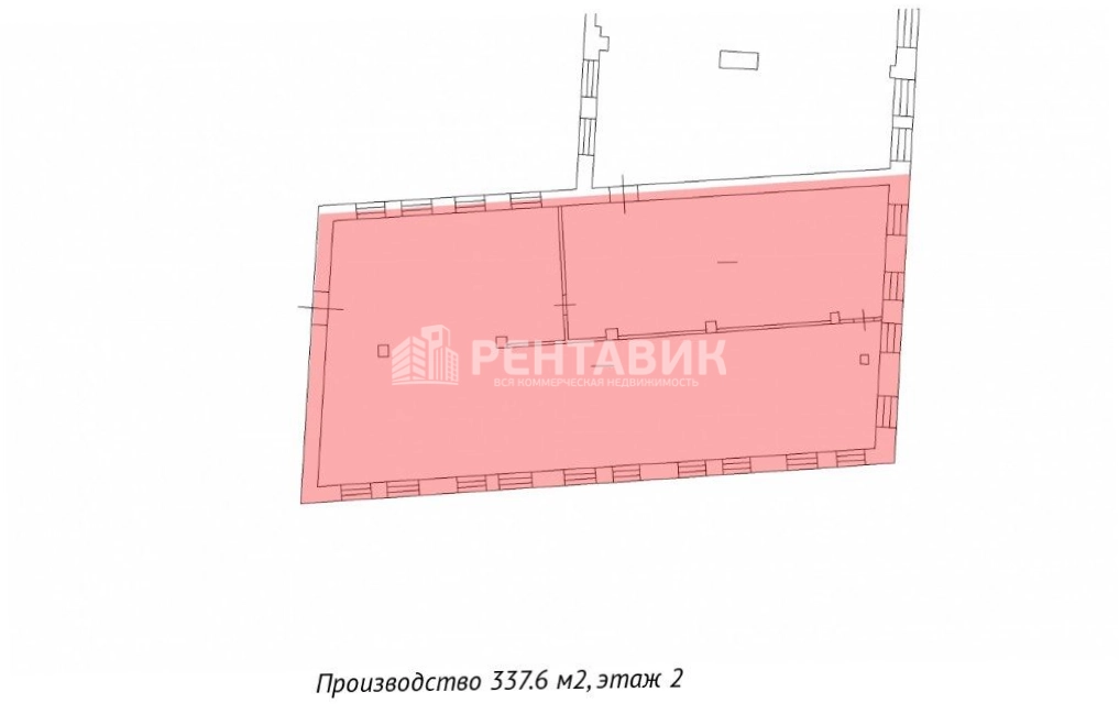 Производство Рассвет площадью 335.5 квадратных метров