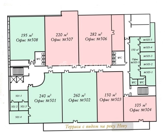 Офис Gregory's Palace / Грегорис Палас площадью 500 квадратных метров