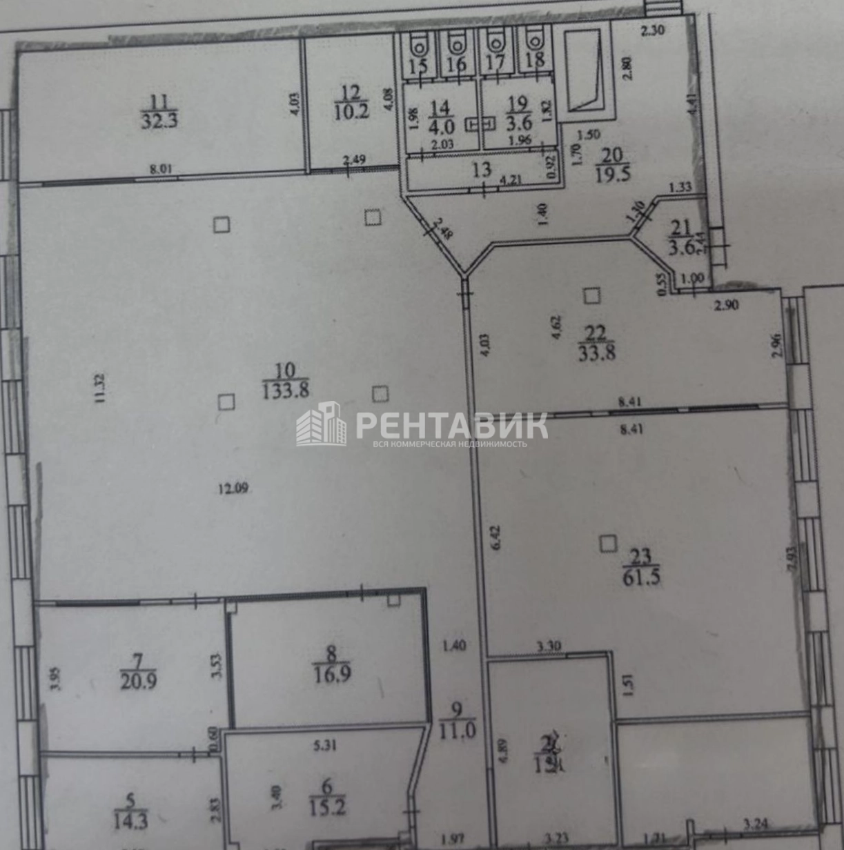 Офис Ferrein Plaza / Феррейн Плаза площадью 340 квадратных метров