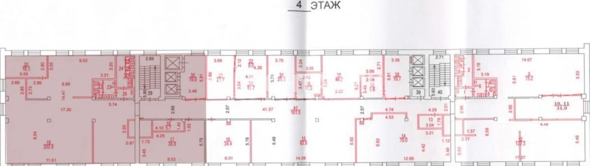 Офис на улице Зорге, 1 площадью 680 квадратных метров
