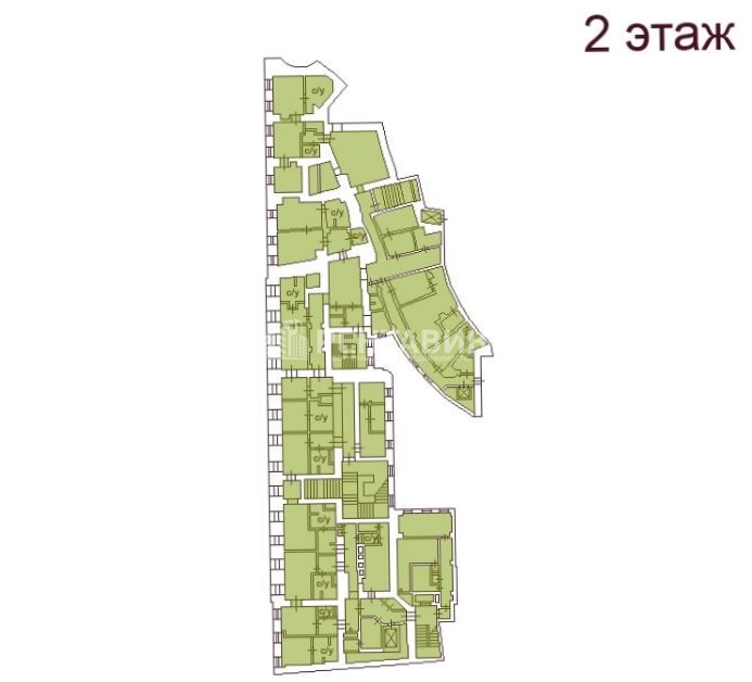 Офис Большая Морская, 14 площадью 2401 квадратных метров