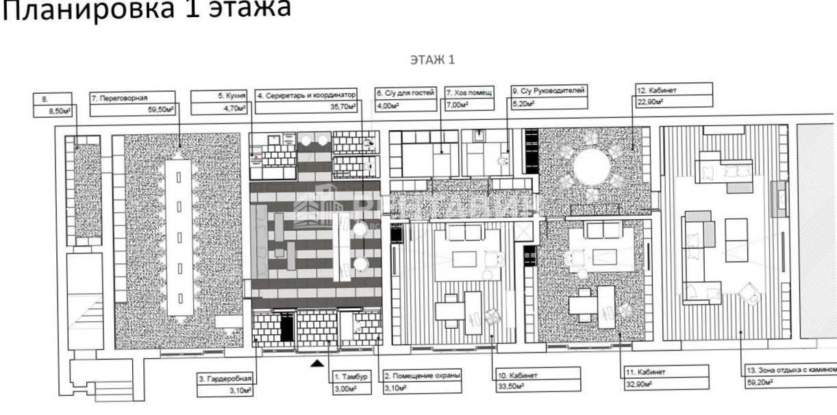 Здание целиком Рябовская мануфактура, строение 5 площадью 798.7 квадратных метров