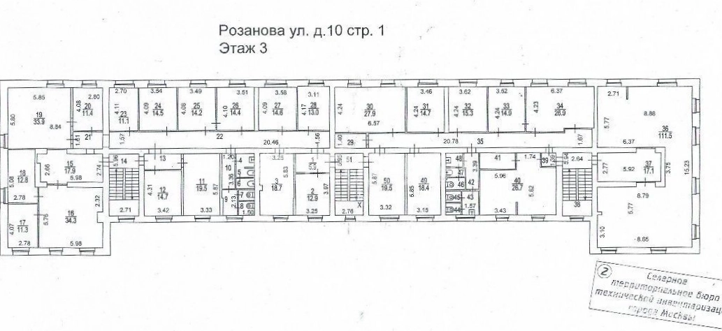 Здание целиком Розанова 10с1 площадью 4424 квадратных метров