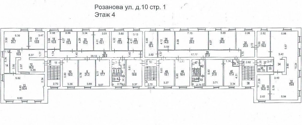 Здание целиком Розанова 10с1 площадью 4424 квадратных метров