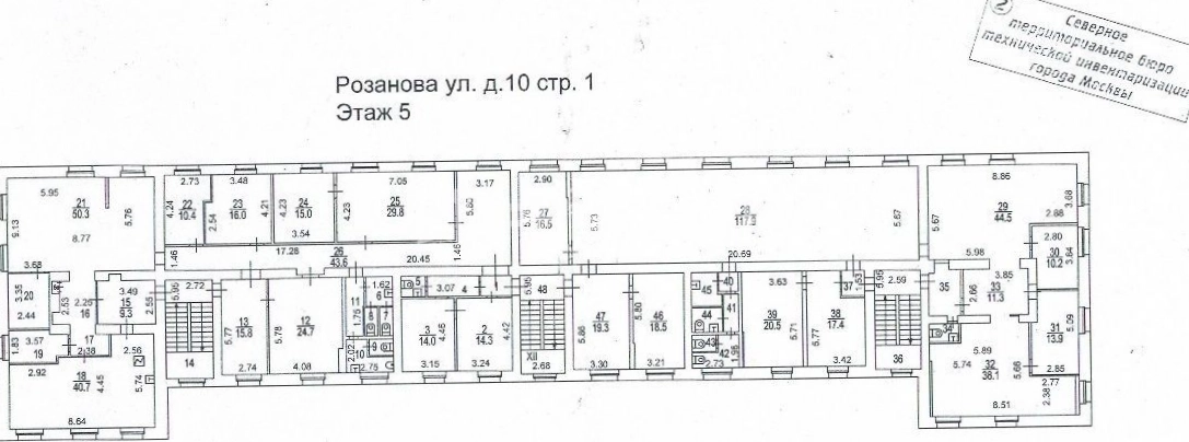 Здание целиком Розанова 10с1 площадью 4424 квадратных метров