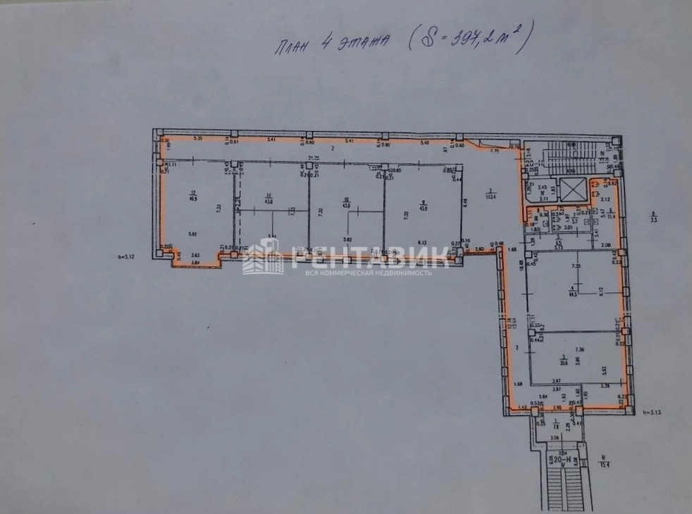 Офис Кронверк площадью 397 квадратных метров