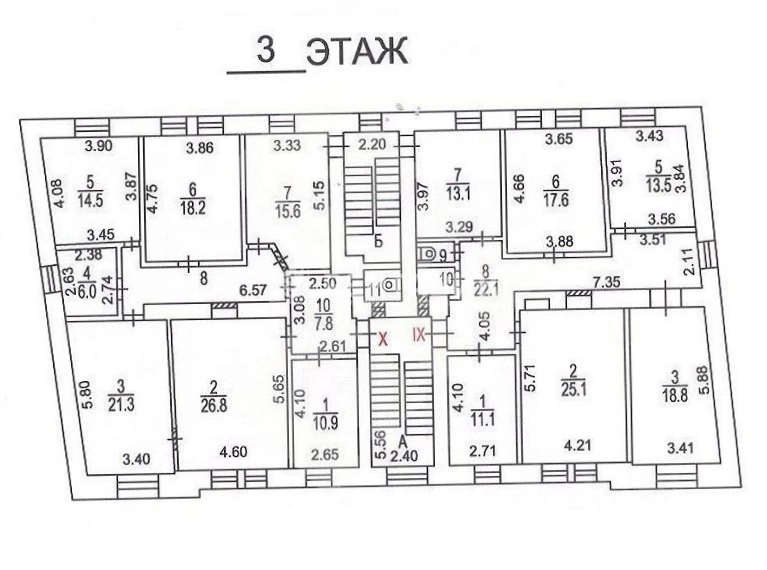 Здание целиком Крутицкая 9с1 площадью 1290.7 квадратных метров