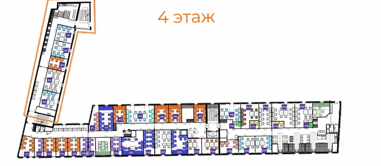 Офис SENO - СЕНО площадью 185 квадратных метров