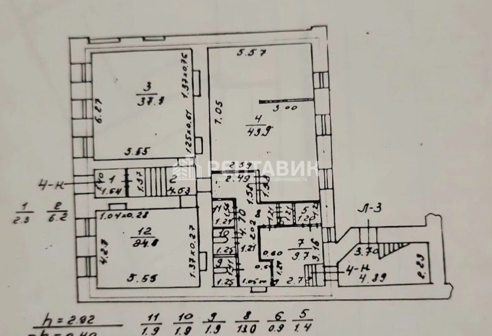 Офис Никольский, 4 площадью 145 квадратных метров