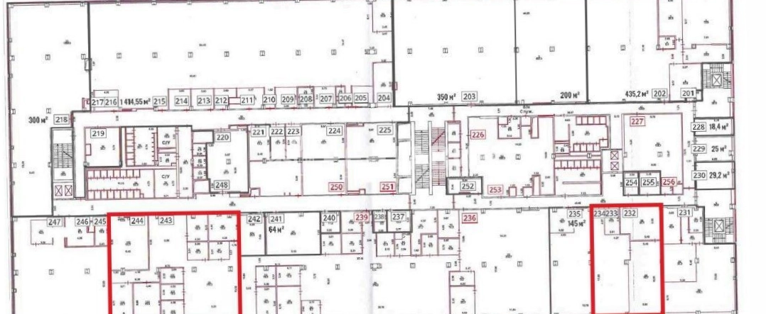 Офис РТС Обручева площадью 590 квадратных метров
