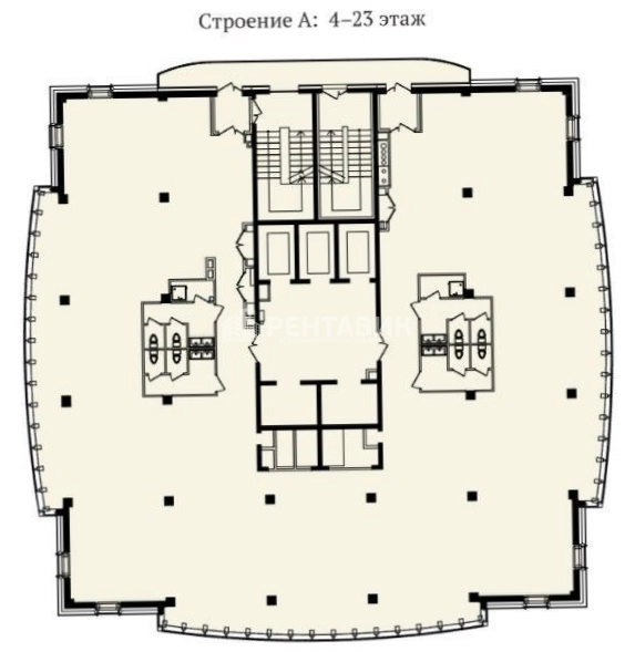 Офис Фландрия Плаза площадью 1365 квадратных метров
