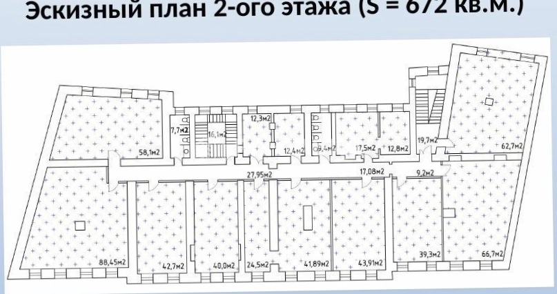 Здание целиком Чапаева, 7 площадью 2235 квадратных метров
