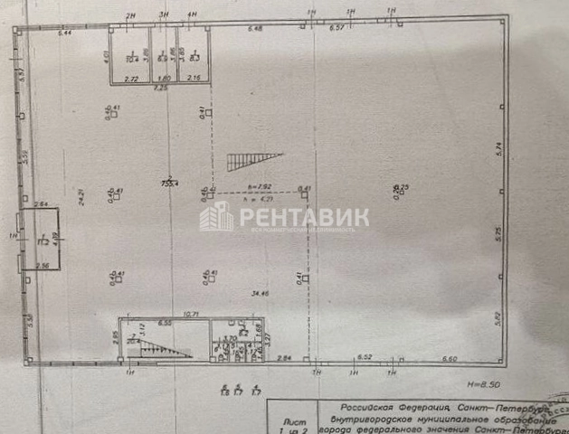 Здание целиком Маршала Говорова, 41А площадью 1385 квадратных метров