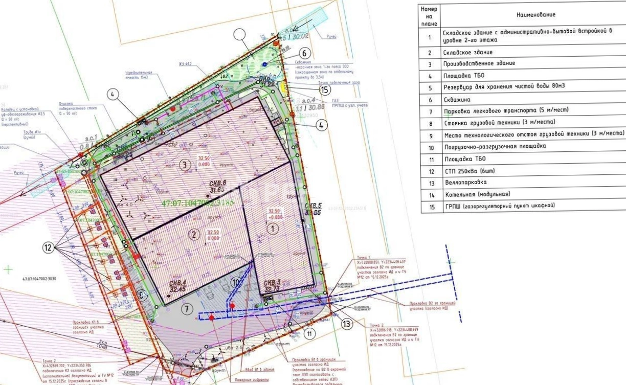 Производство Разметелево, Строителей, 5Б площадью 3750 квадратных метров