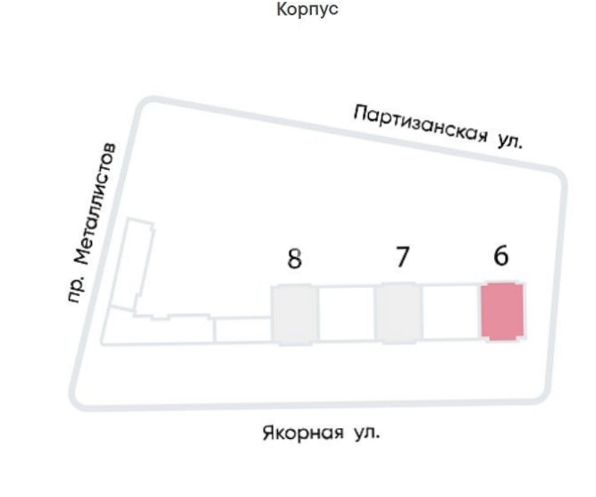 Помещение свободного назначения Большая Охта площадью 176 квадратных метров