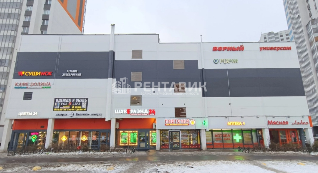 фасад дома, здание по адресу г Санкт-Петербург, Муринская дорога, д 16 к 3 стр 1