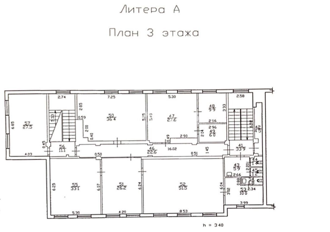 Офис Малоохтинский, 16к1 площадью 312 квадратных метров