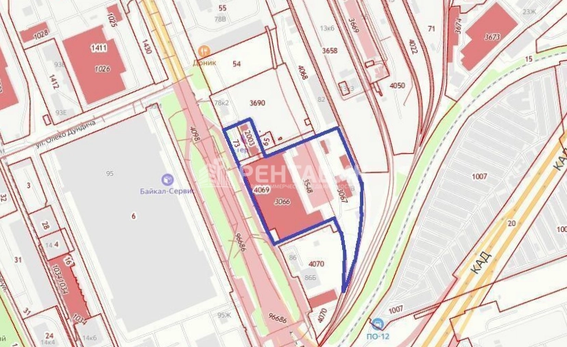 Производство Софийская, 80 Б площадью 15750 квадратных метров