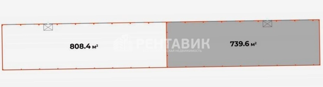 Склад Предпортовая, 3 площадью 740 квадратных метров