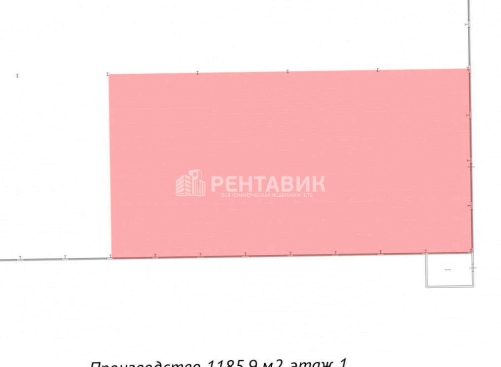 Склад Шаумяна площадью 1185.9 квадратных метров