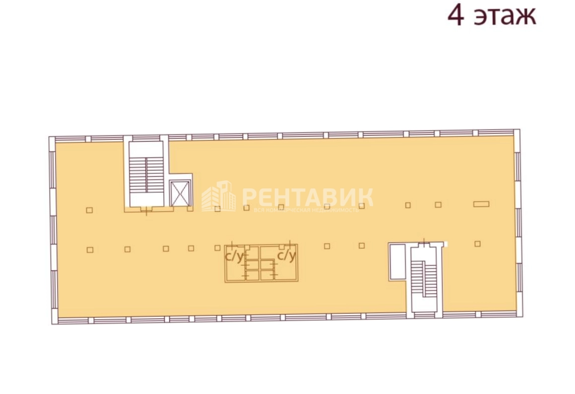 Офис Сенатор Профессора Попова, 37б площадью 615 квадратных метров